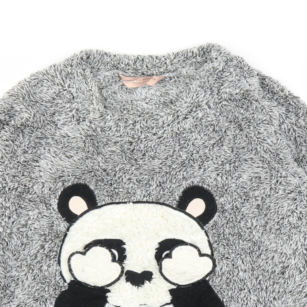 Dorothy Perkins Womens Grey   Pullover Jumper Size M  - Panda