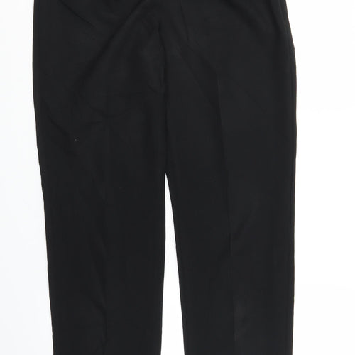 m&s Womens Black   Trousers  Size 12 L27 in