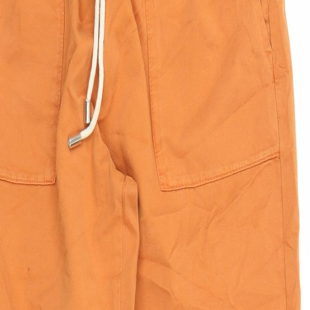 Spring Womens Orange   Carpenter Trousers Size 12 L25 in