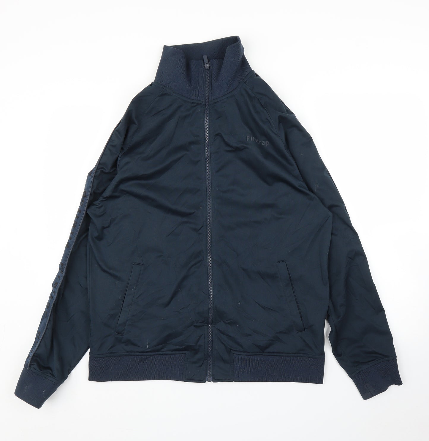 Firetrap Mens Blue   Full Zip Jumper Size XL