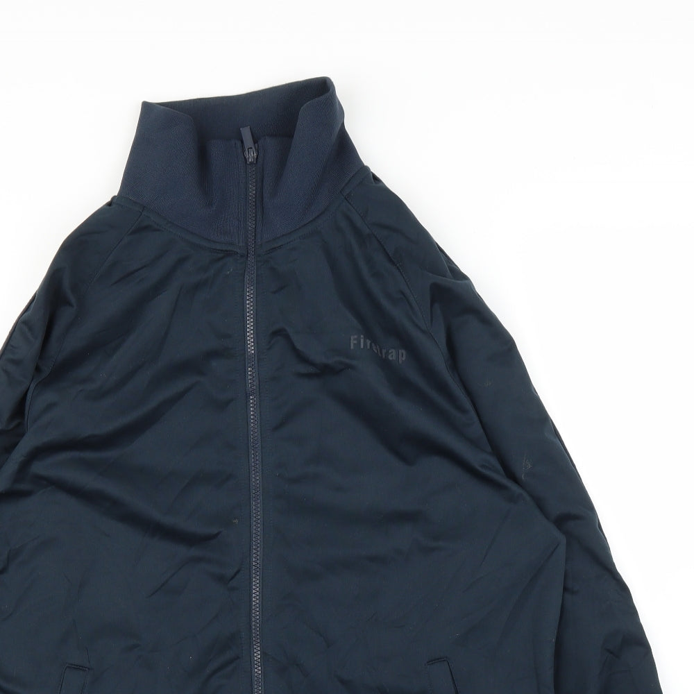 Firetrap Mens Blue   Full Zip Jumper Size XL