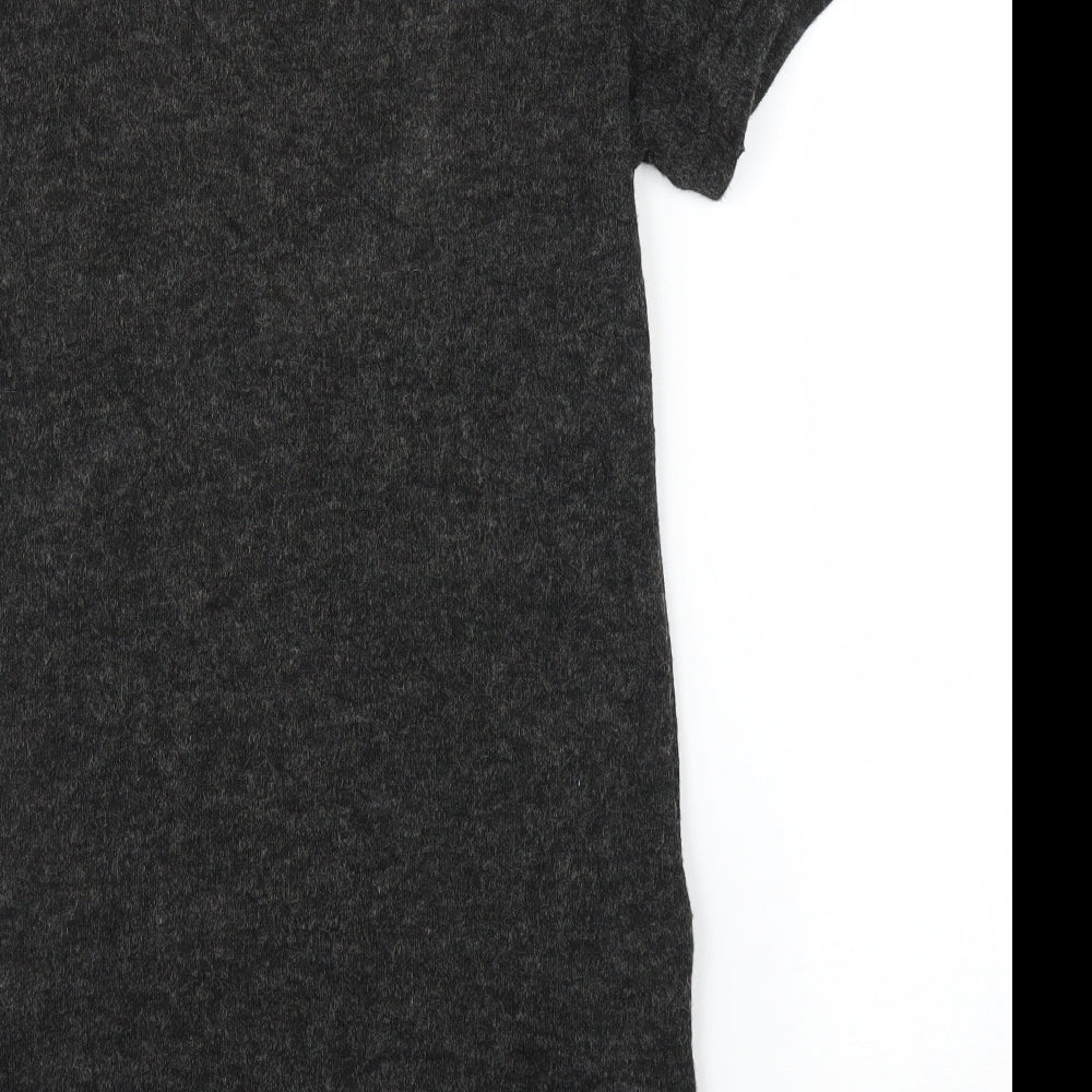 Iska Womens Grey   Tunic Blouse Size M