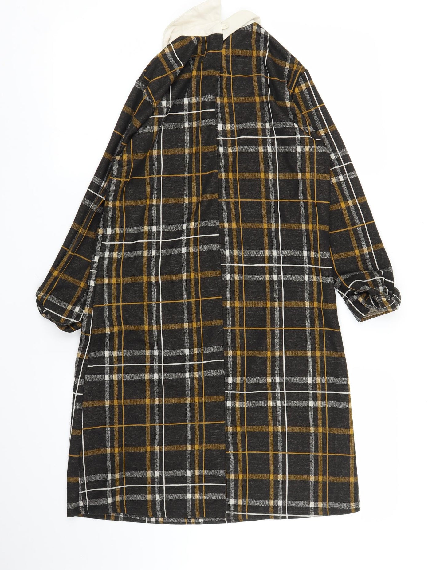 Primark Womens Brown Plaid  A-Line  Size 8