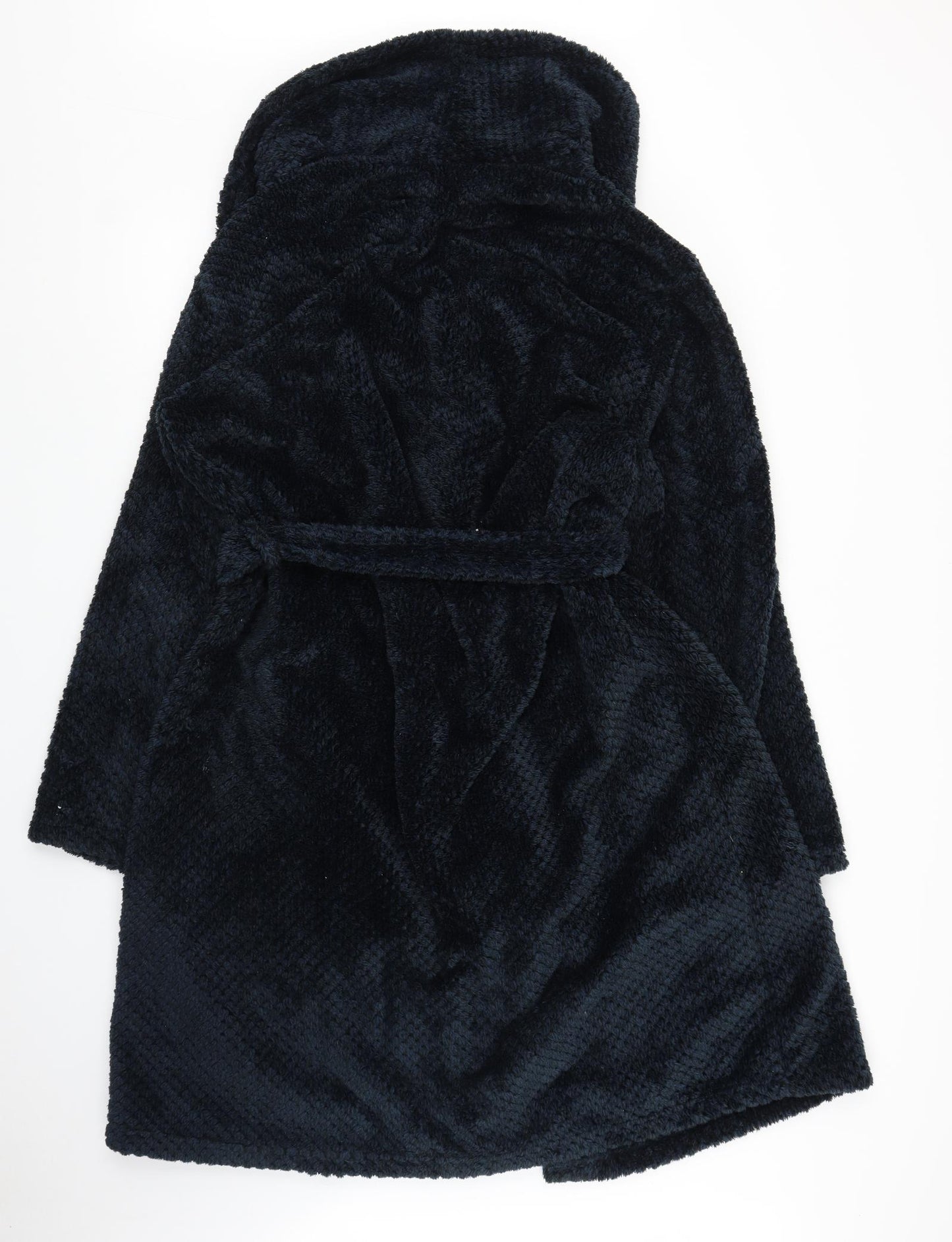 George Mens Blue Solid   Robe Size M