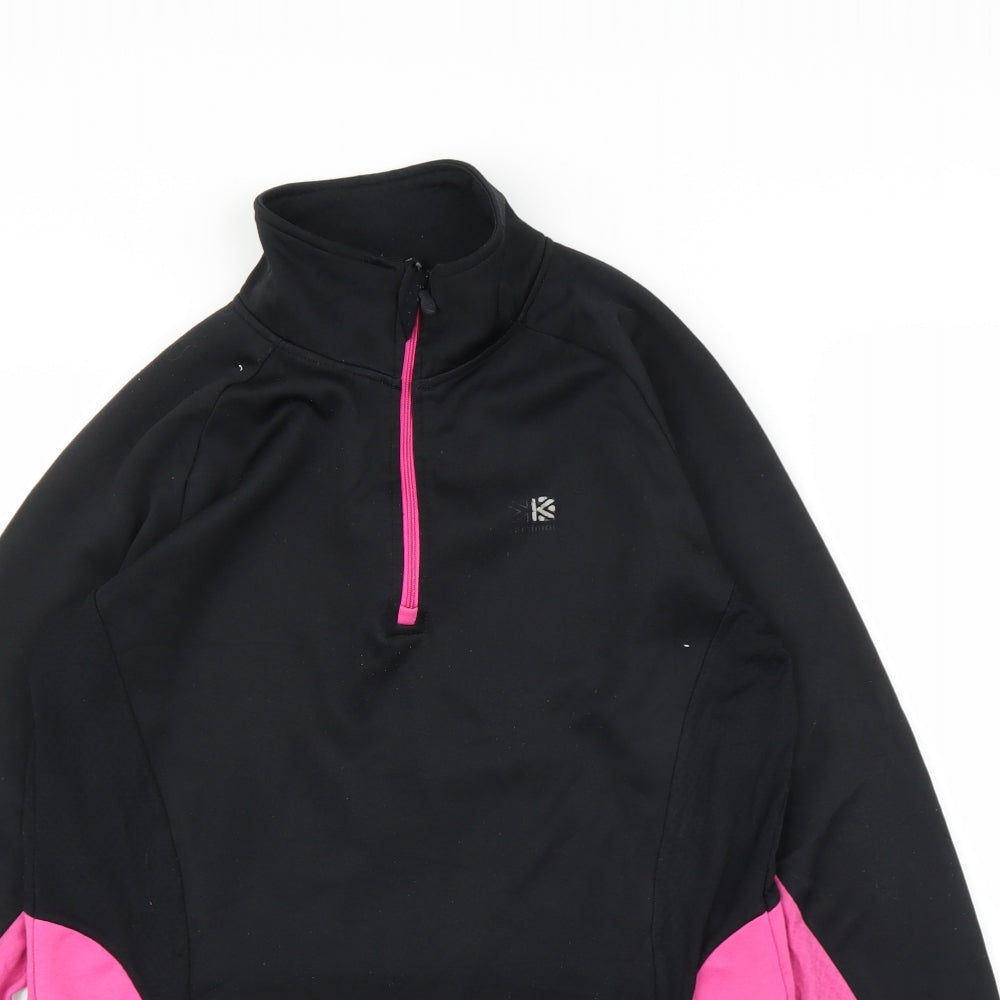 Karrimor Womens Black   Full Zip Jumper Size 10