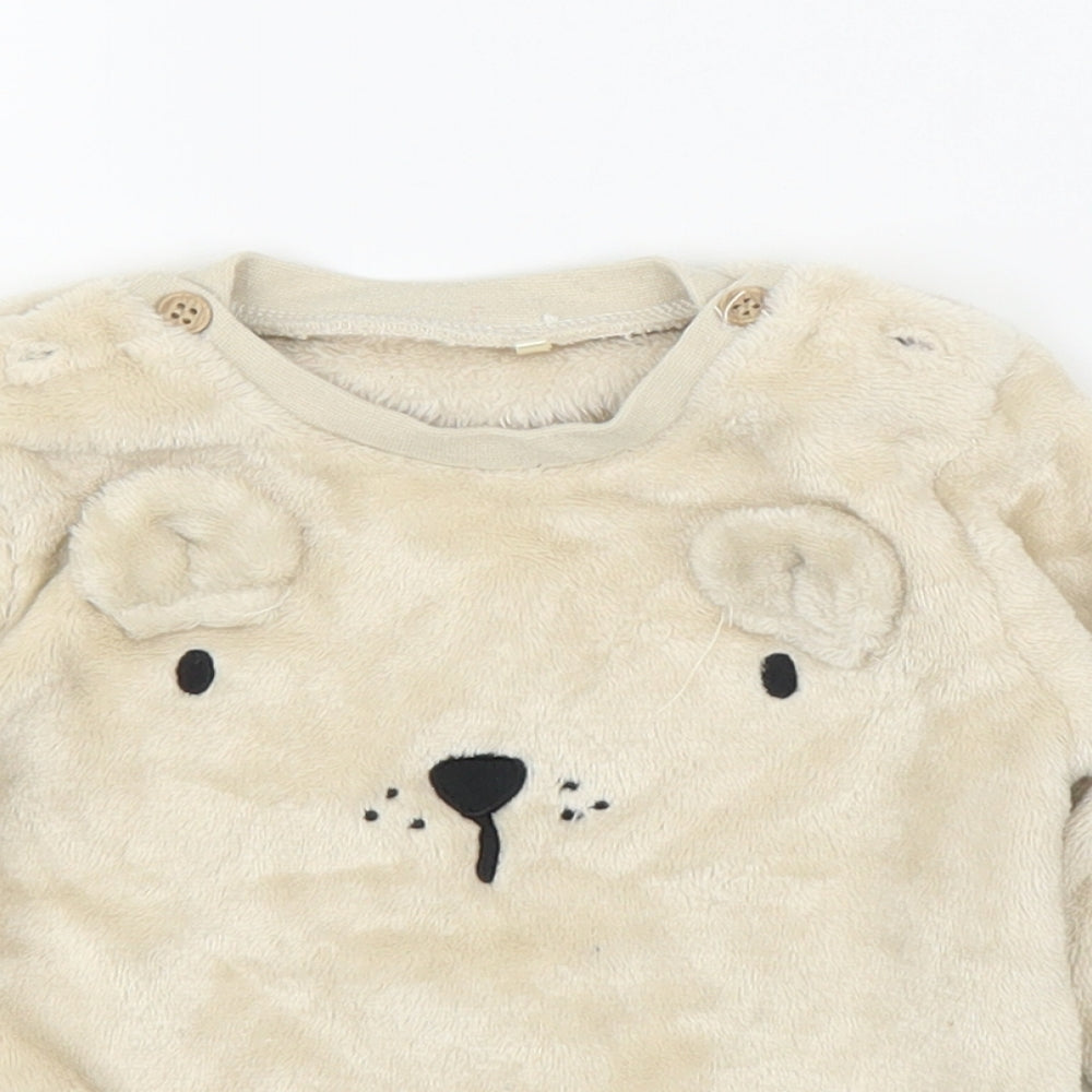 TU Baby Beige   Pullover Jumper Size 12-18 Months