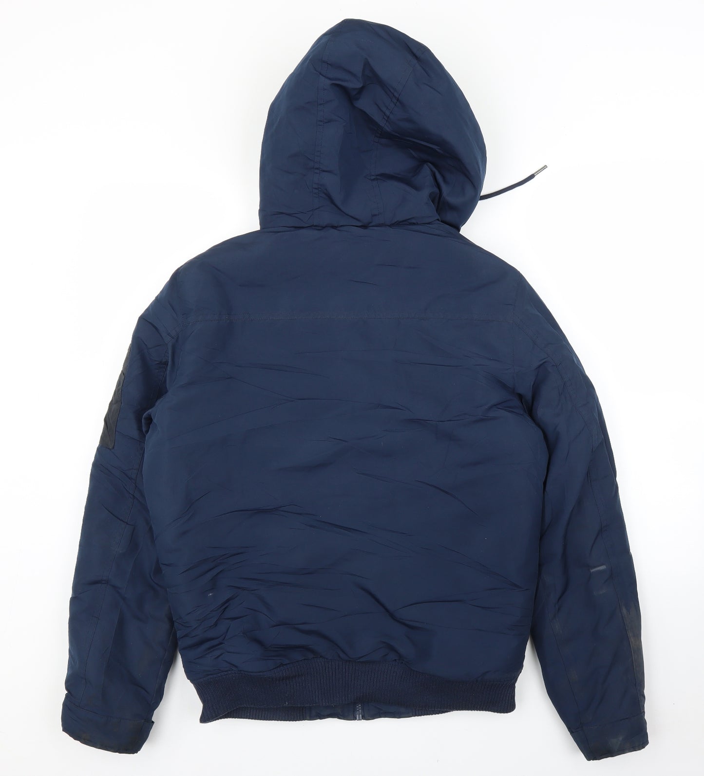 JACK & JONES Mens Blue   Parka Coat Size M