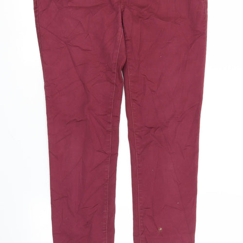 Love Fire Womens Purple   Chino Trousers Size S L26 in