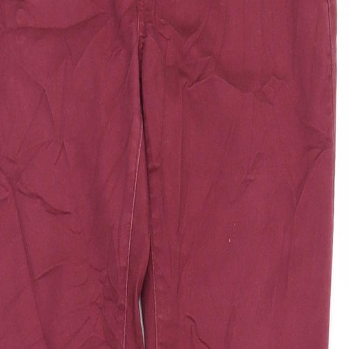Love Fire Womens Purple   Chino Trousers Size S L26 in