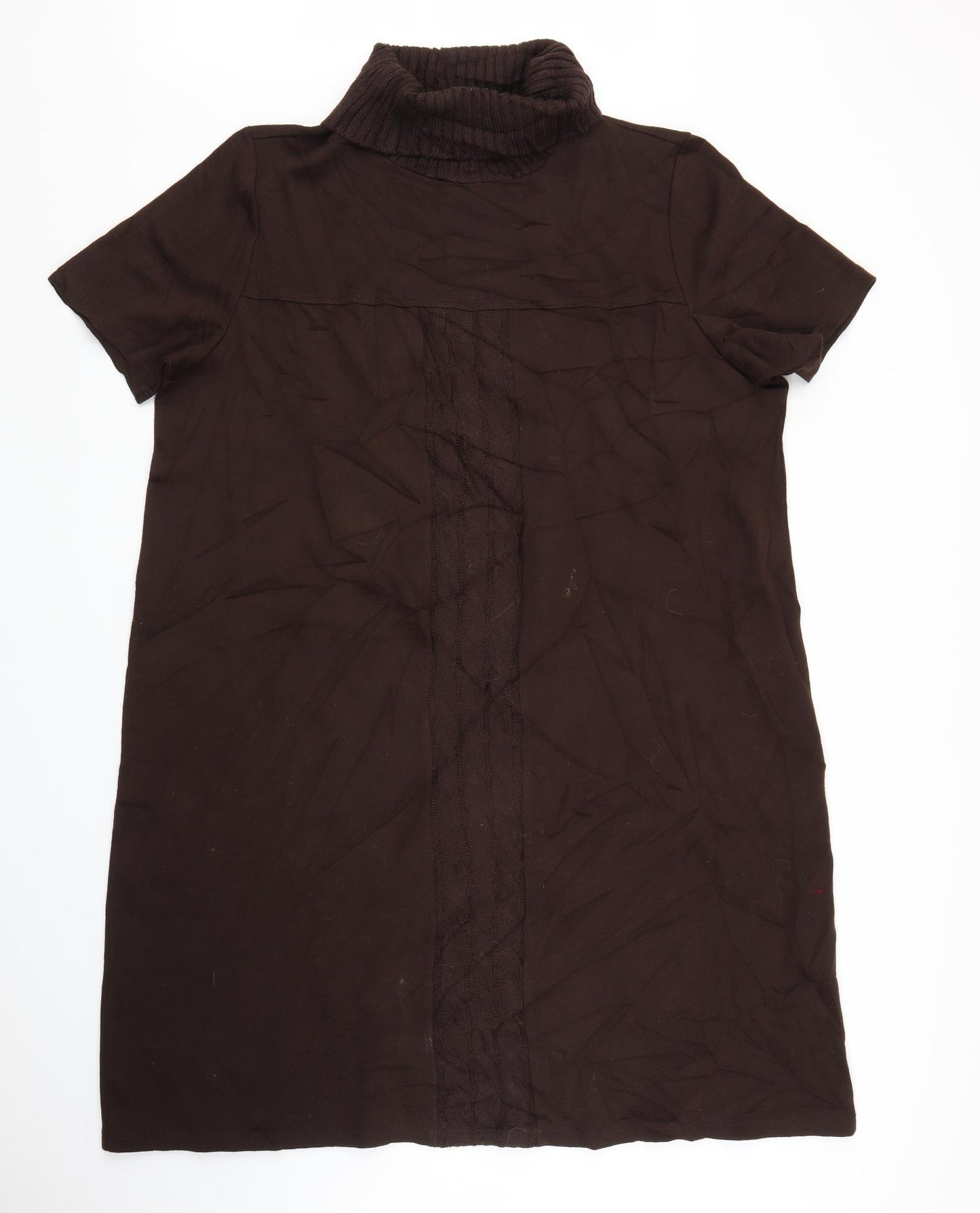 Nina Leonard Womens Brown   Tunic Blouse Size 3XL