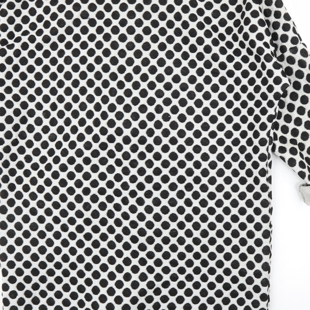 Preworn Womens Black Polka Dot  Cardigan Jumper Size M