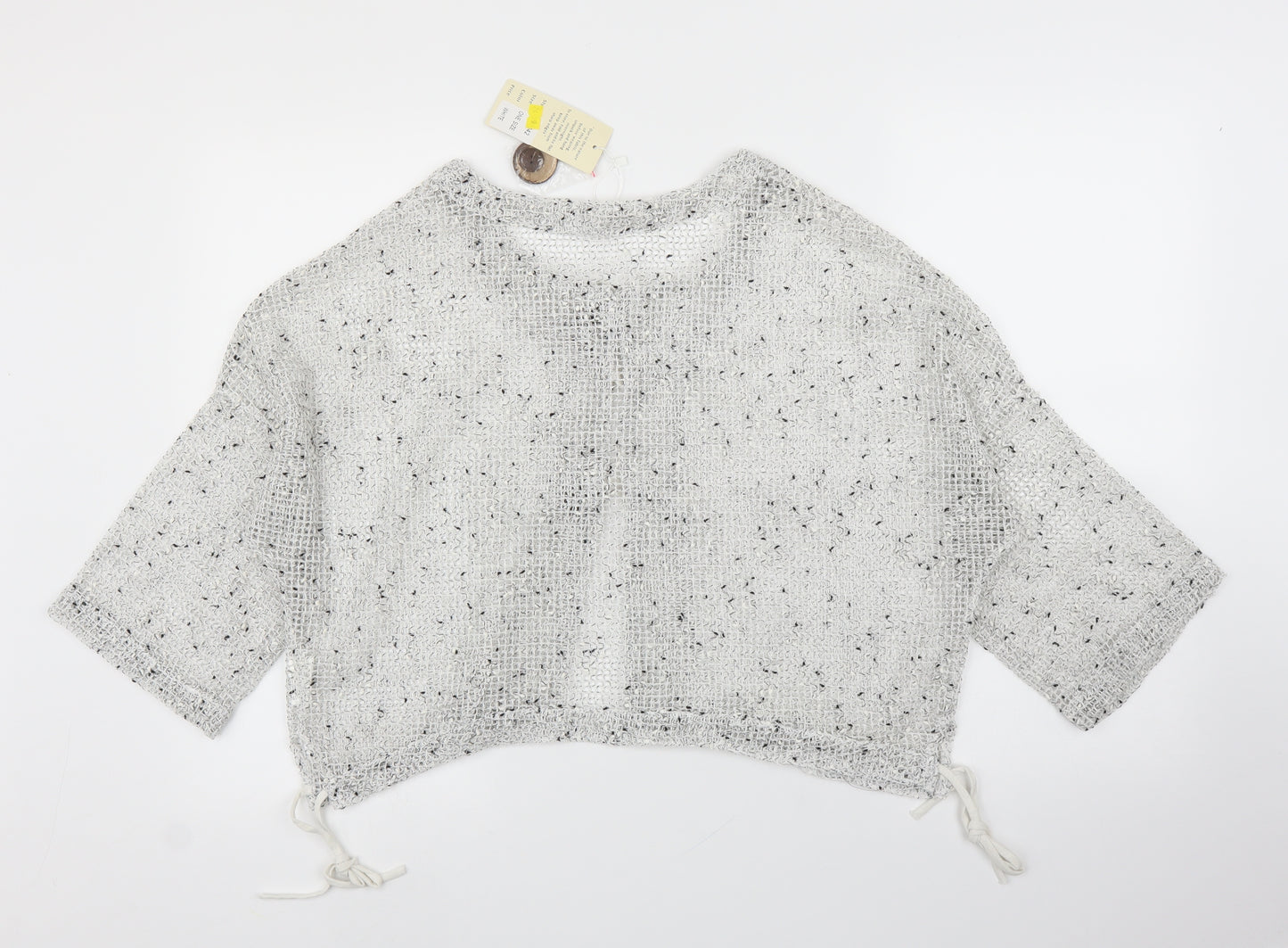 Florence Womens Grey   Cardigan Jumper One Size