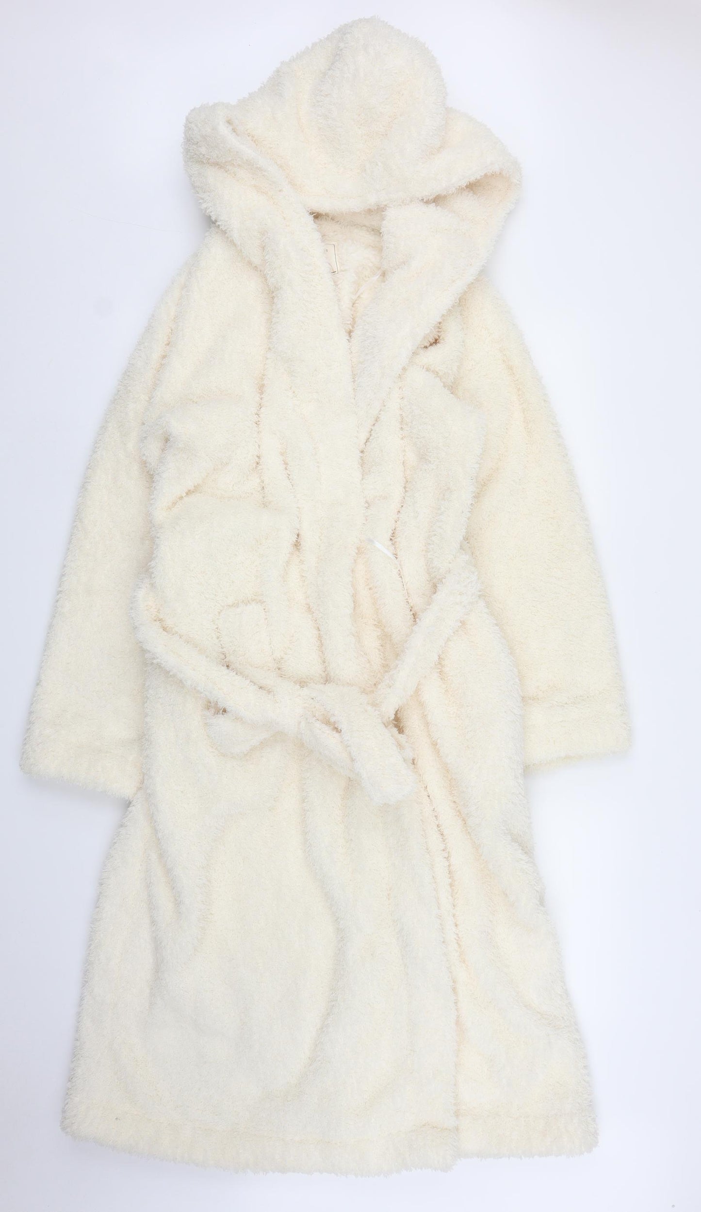 M&S Womens Ivory Solid  Chemise Robe Size M