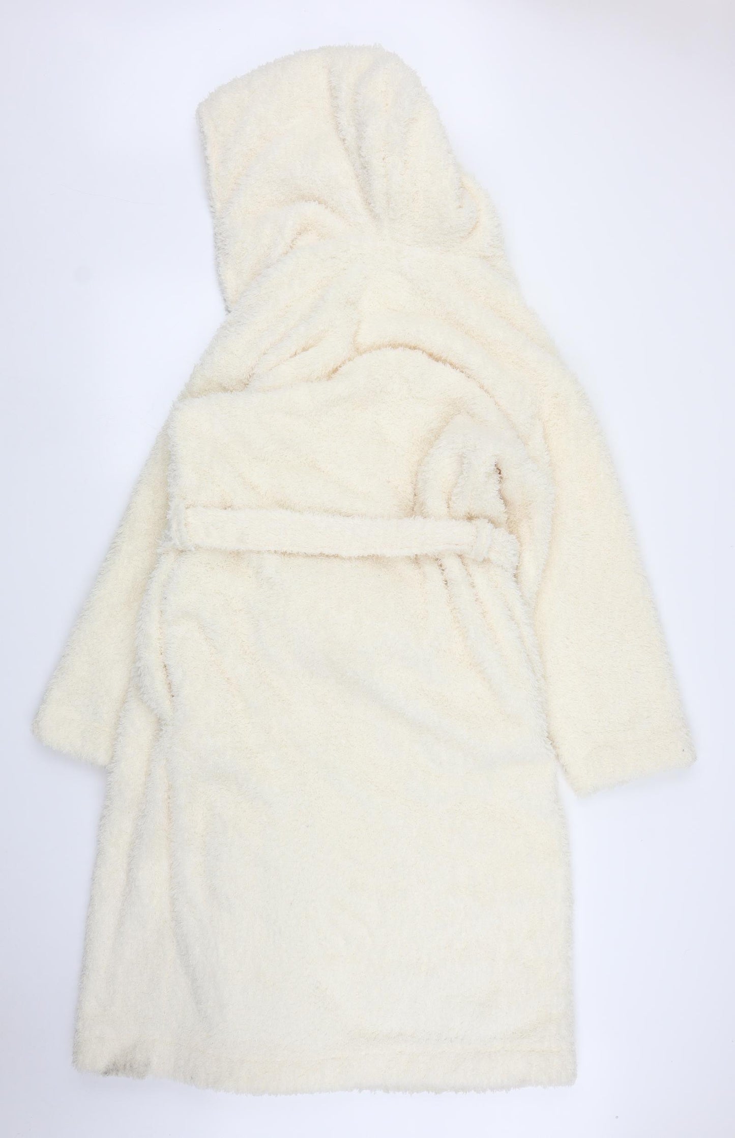 M&S Womens Ivory Solid  Chemise Robe Size M