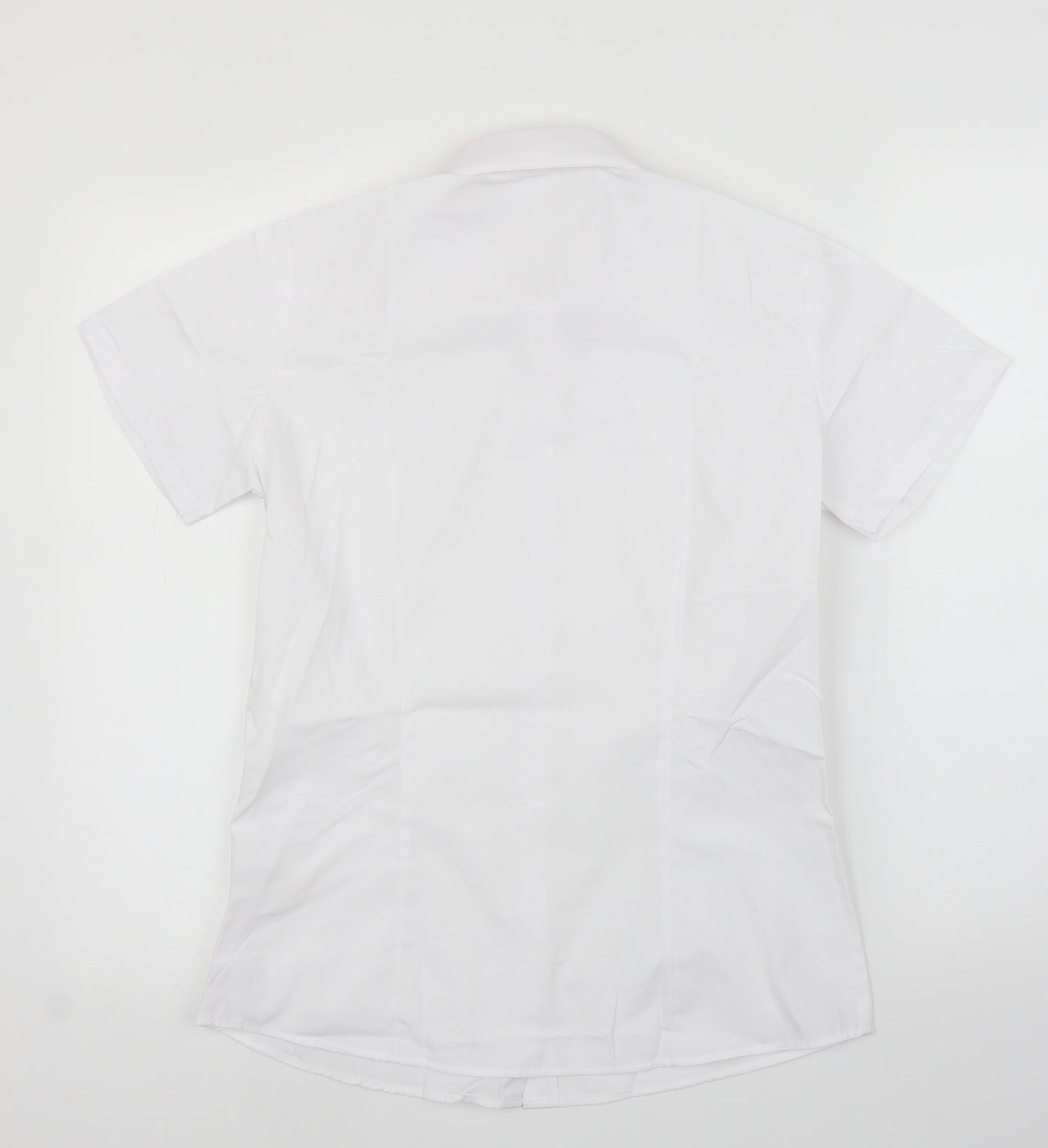 George Girls White   Basic Button-Up Size 13-14 Years