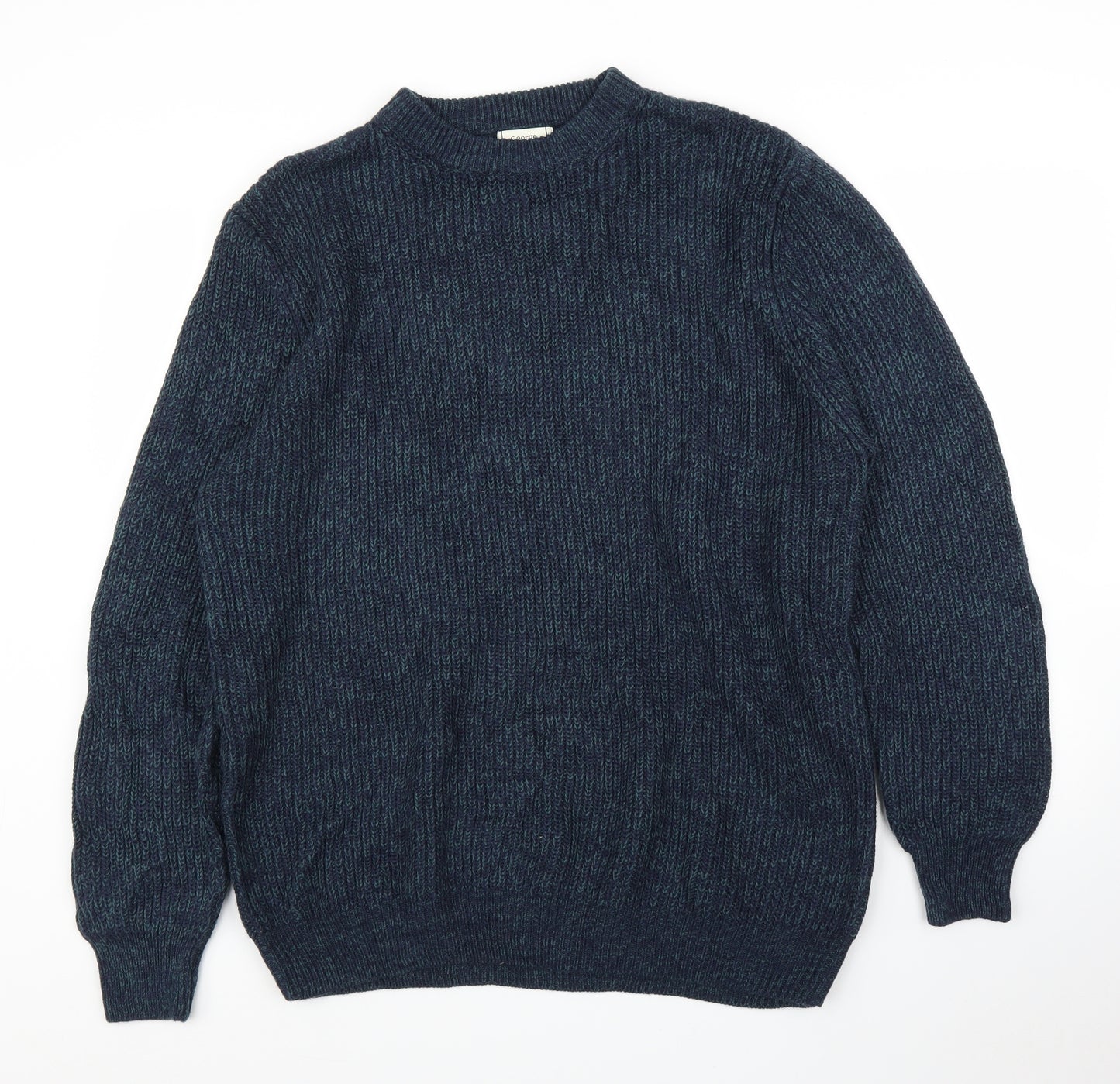 George Mens Blue   Pullover Jumper Size 2XL