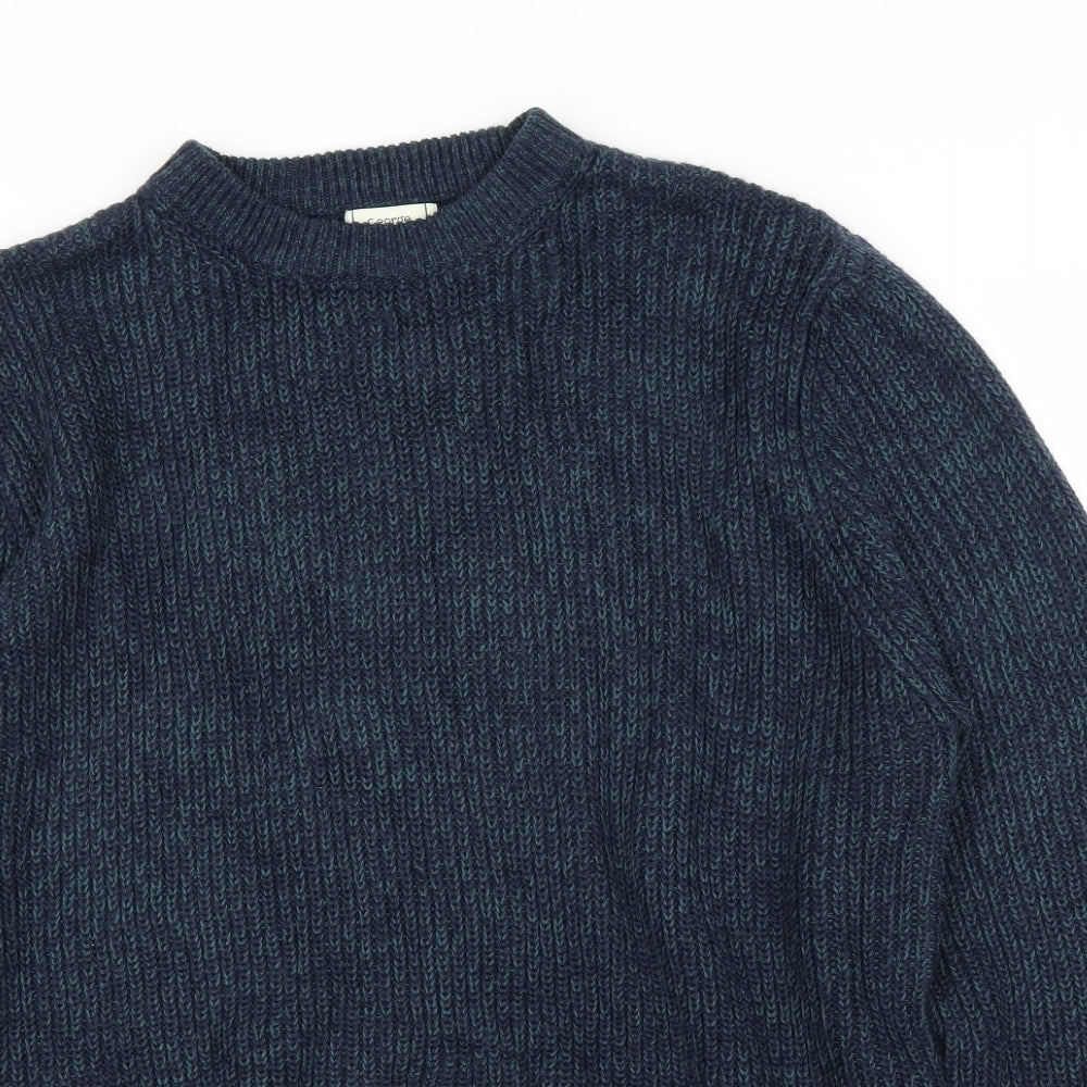 George Mens Blue   Pullover Jumper Size 2XL