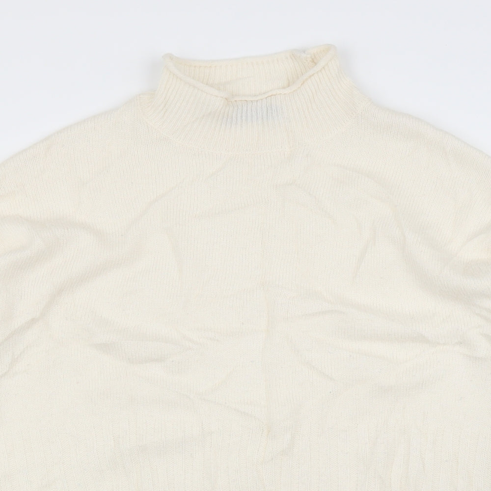 M&S Womens Ivory   Pullover Jumper Size L