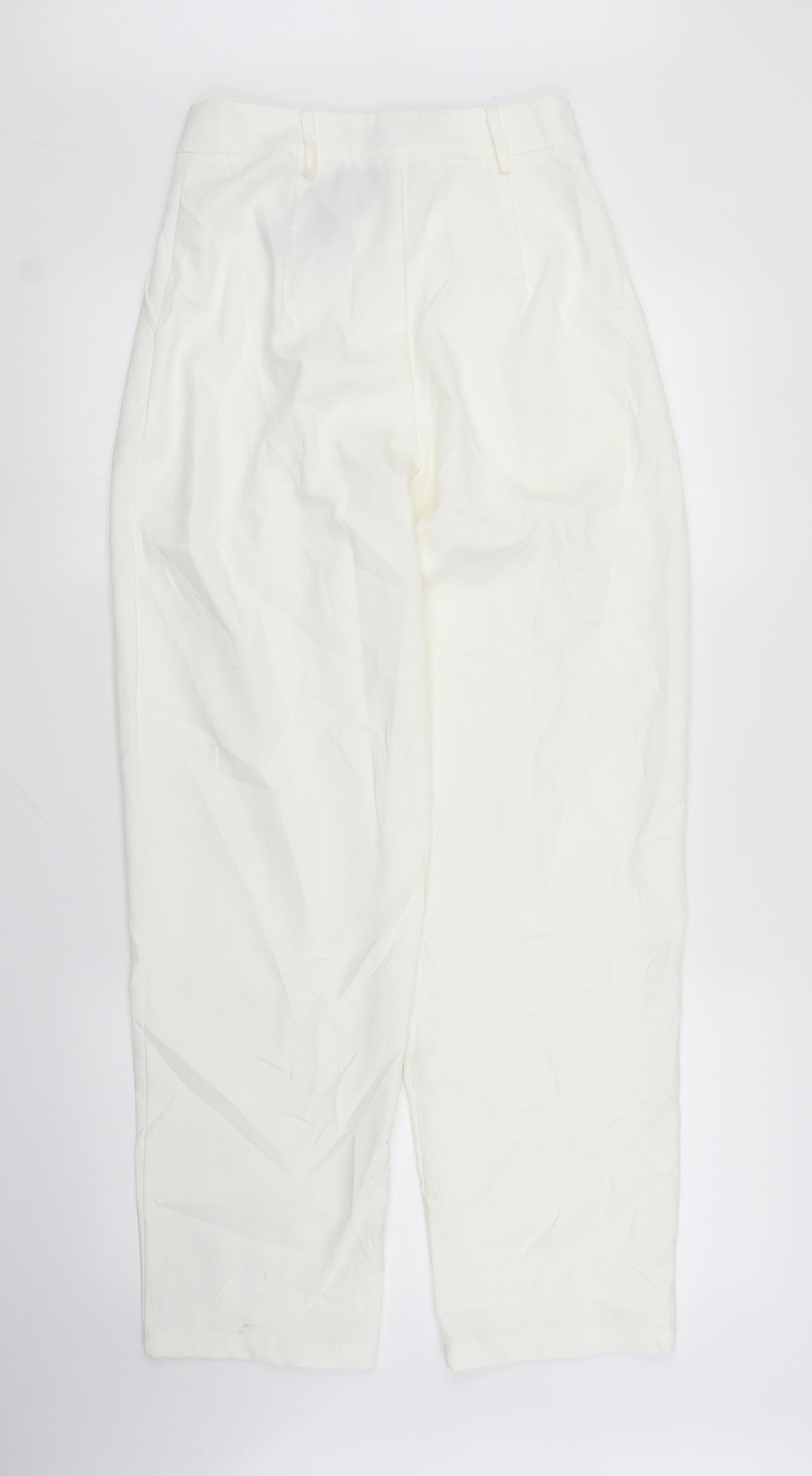 Nasty Gal Womens Ivory   Trousers  Size 6 L29 in