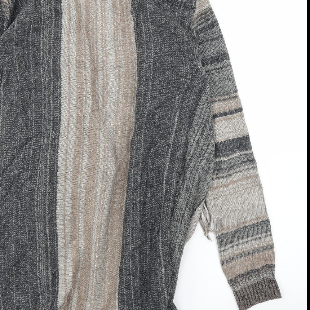 Style Dome Womens Grey   Cardigan Jumper Size S
