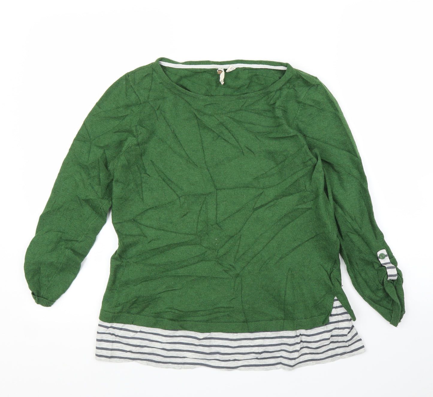 White Stuff Womens Green   Pullover Jumper Size 12