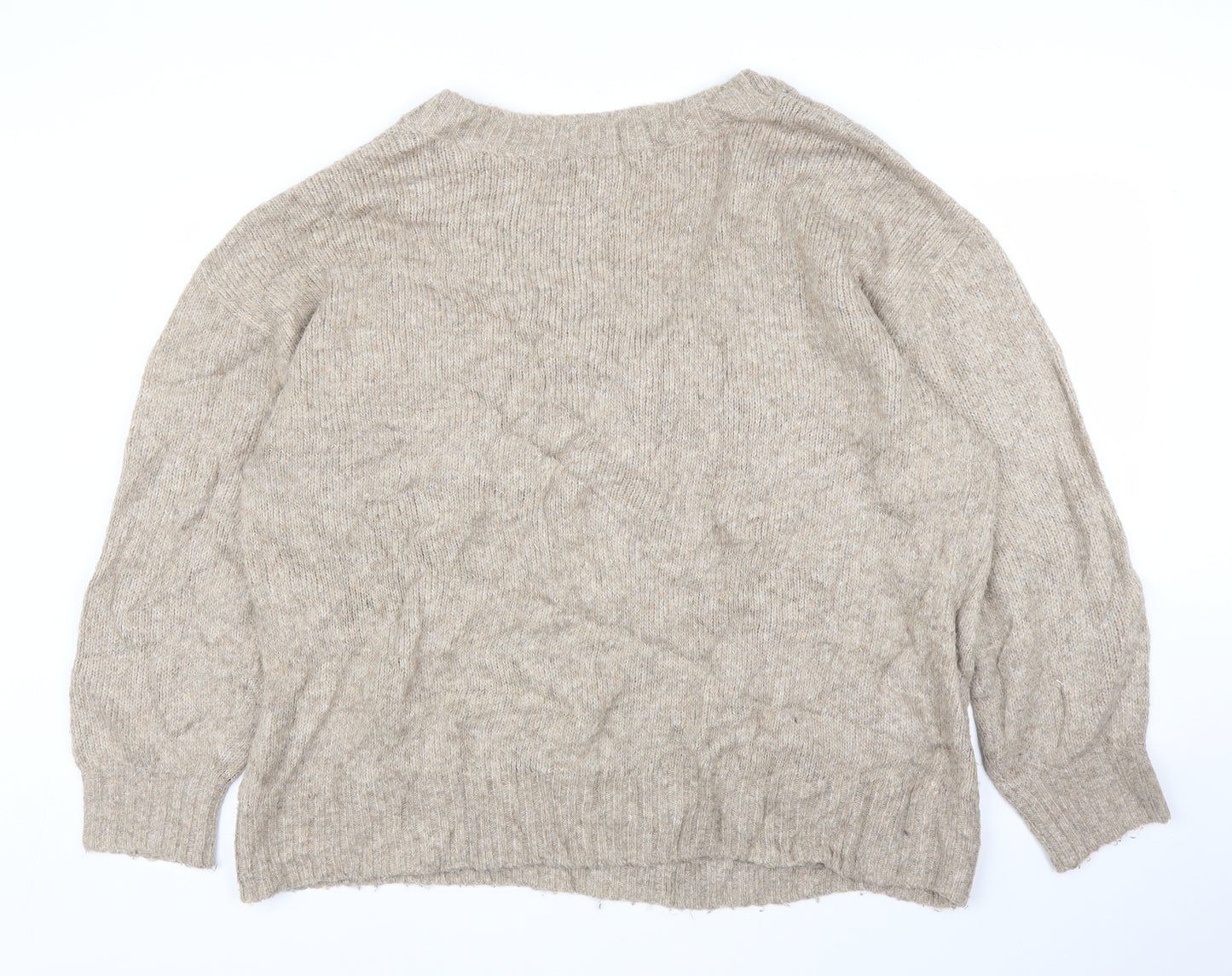 H&M Womens Brown   Pullover Jumper Size XL