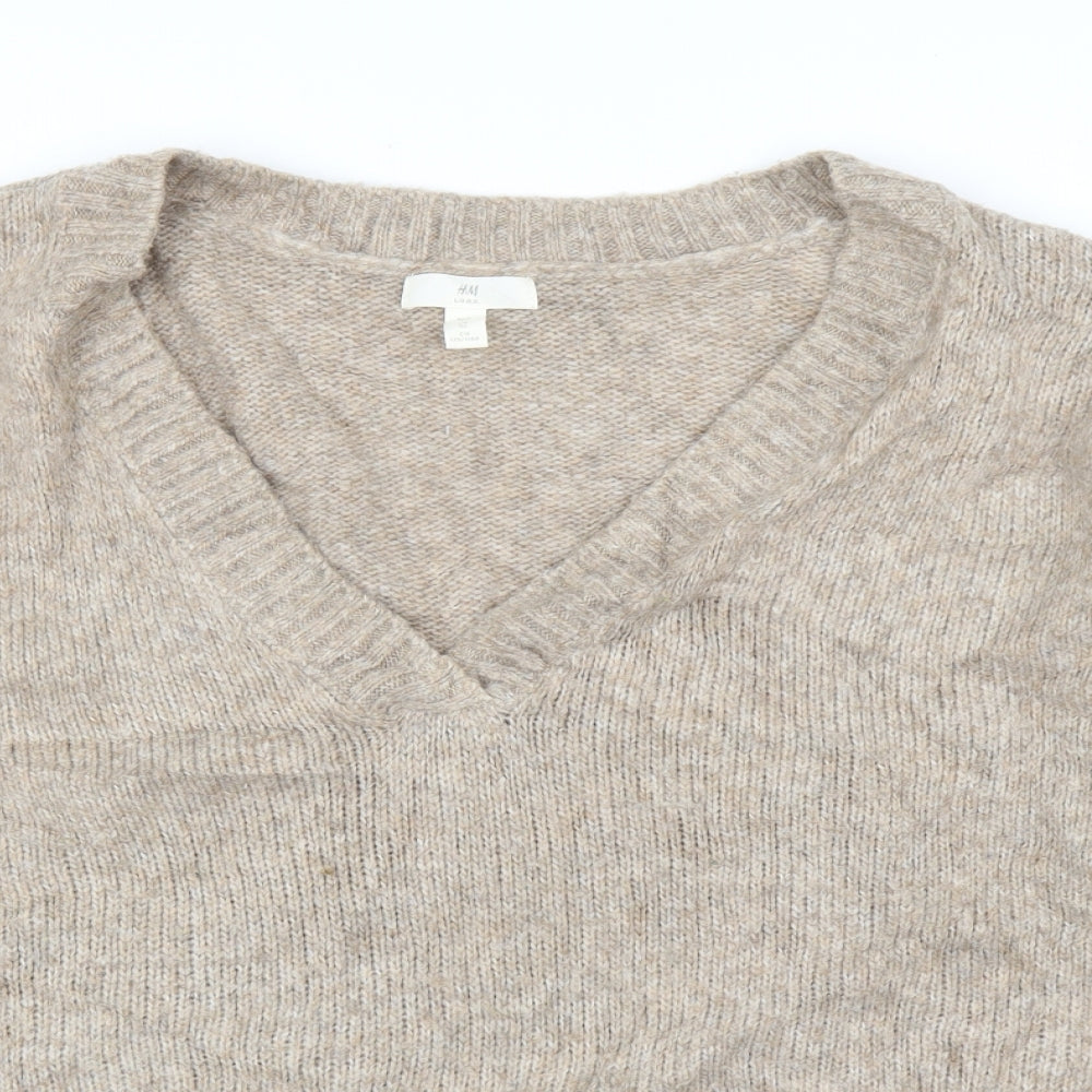 H&M Womens Brown   Pullover Jumper Size XL