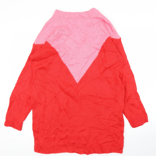Brave Soul Womens Red   Pullover Jumper Size 14