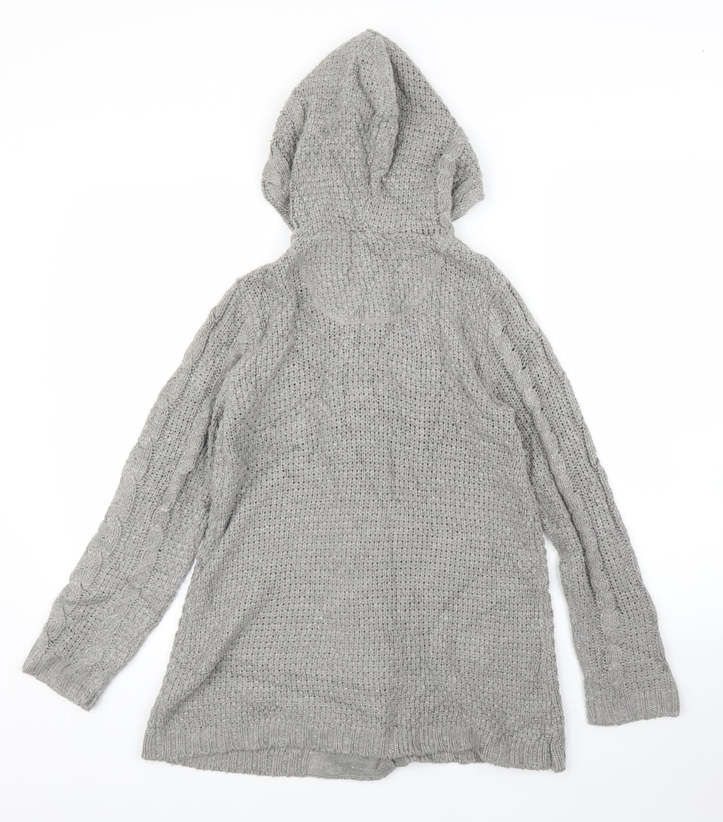 George Girls Grey   Cardigan Jumper Size 12-13 Years