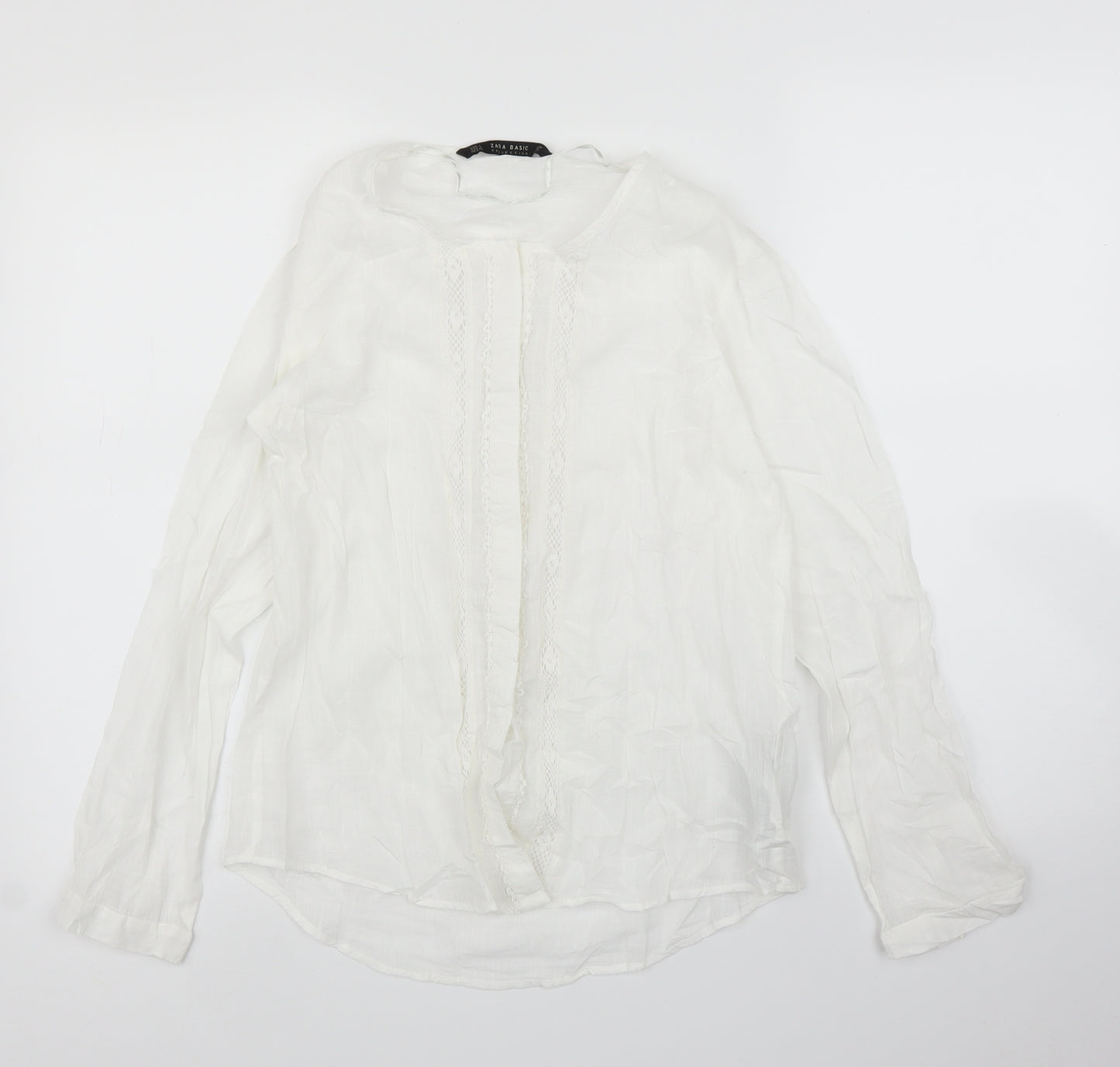 Zara Womens White   Basic Blouse Size S
