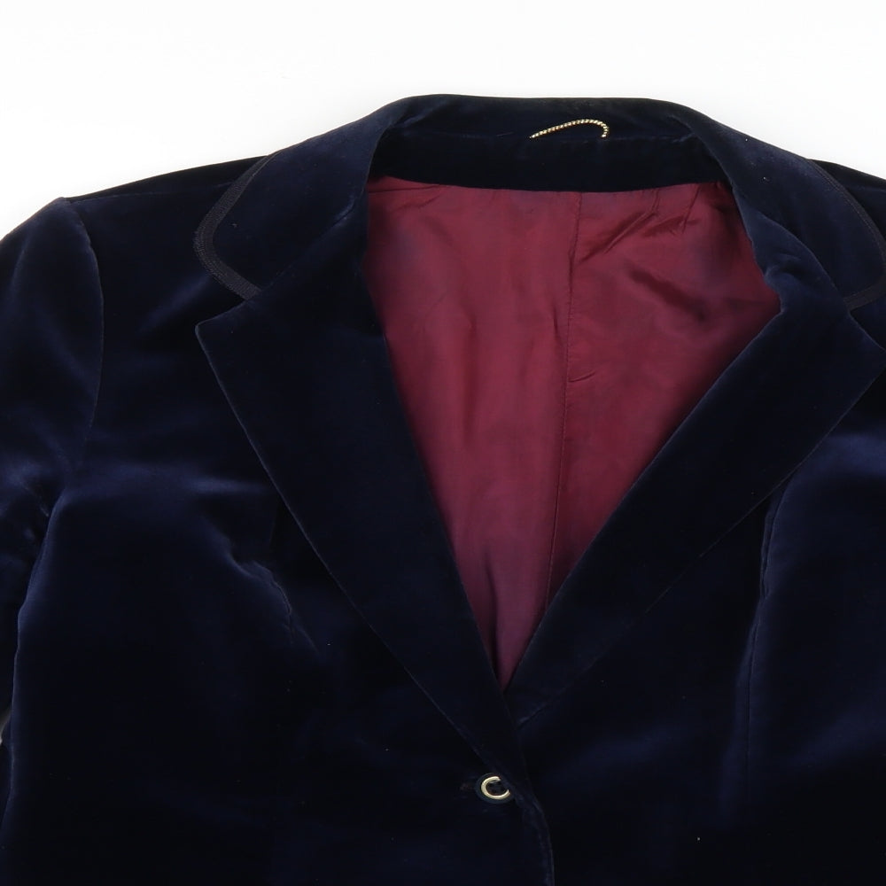 Kent Weavers Womens Blue   Jacket Suit Jacket Size 14