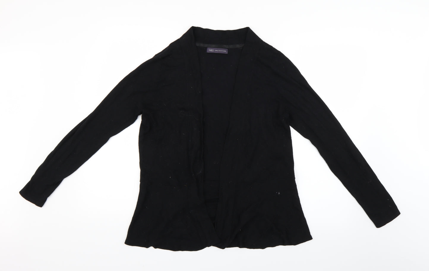 Marks and Spencer Womens Black   Cardigan Jumper Size 10