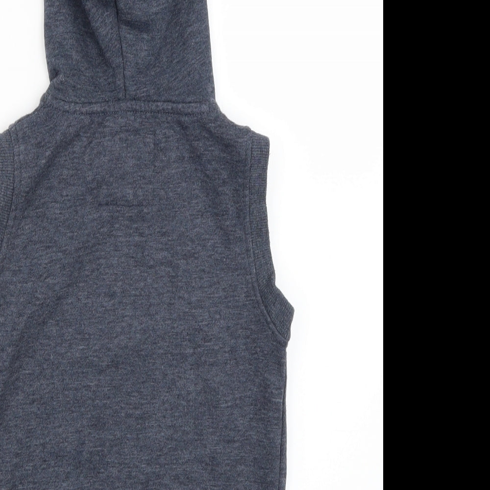 Primark Boys Blue   Full Zip Hoodie Size 4-5 Years