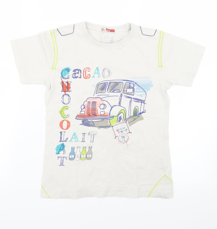 Dpam Boys White Basic Polo Size 6 Years