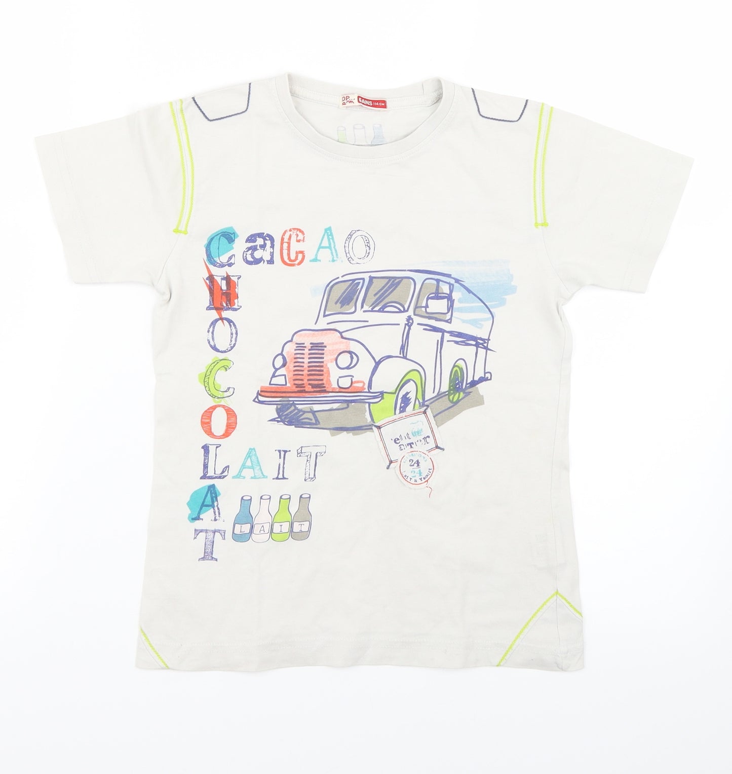 Dpam Boys White   Basic Polo Size 6 Years