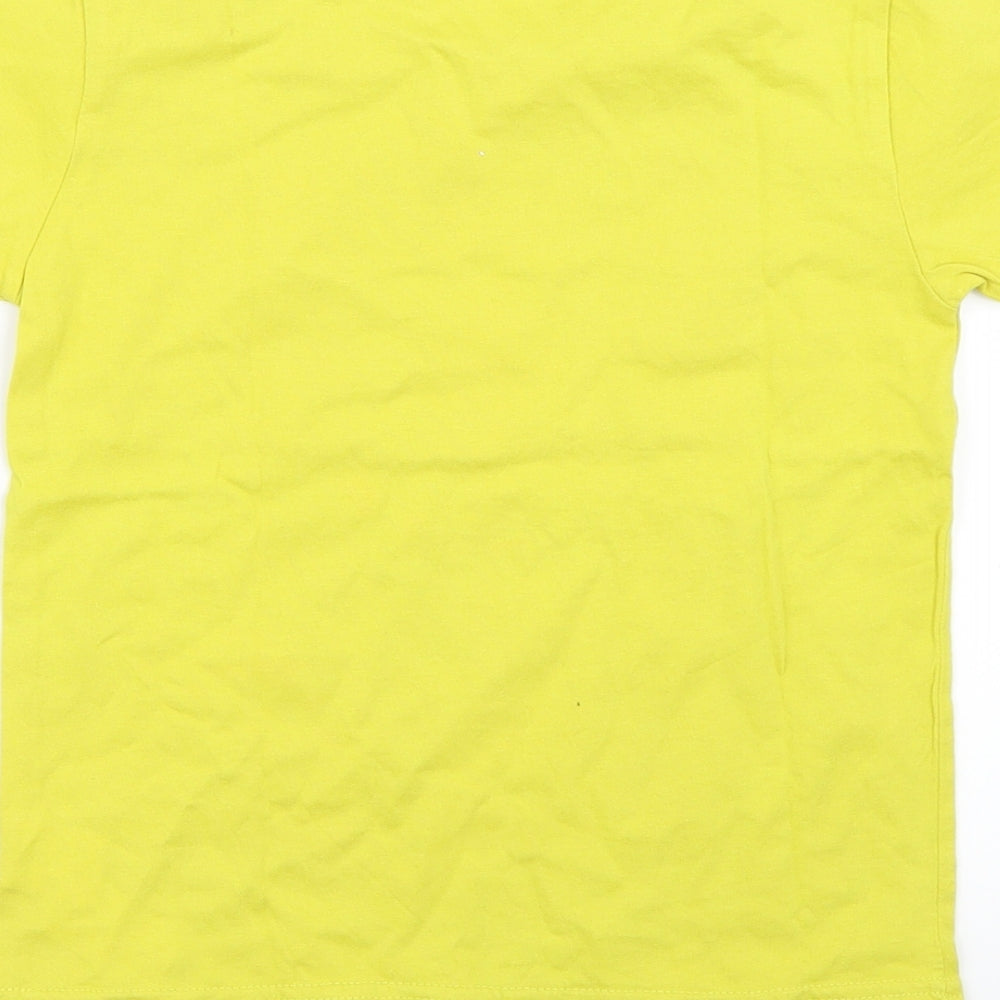 Dpam Boys Yellow   Basic T-Shirt Size 6 Years