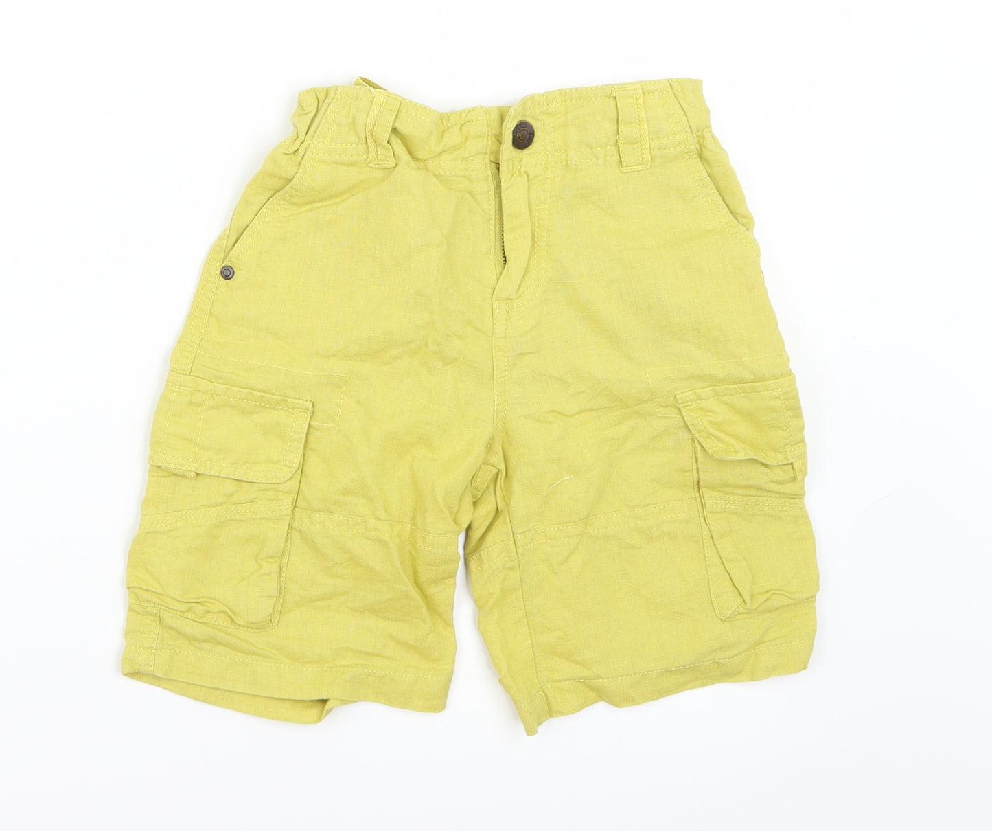 Dpam Boys Yellow   Cargo Shorts Size 5 Years