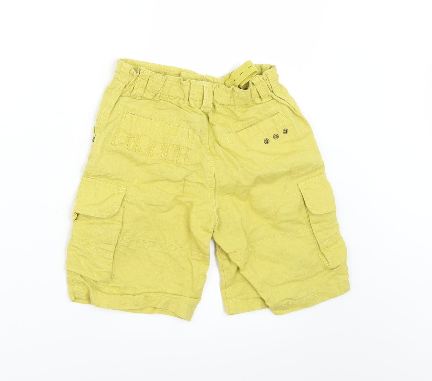 Dpam Boys Yellow   Cargo Shorts Size 5 Years