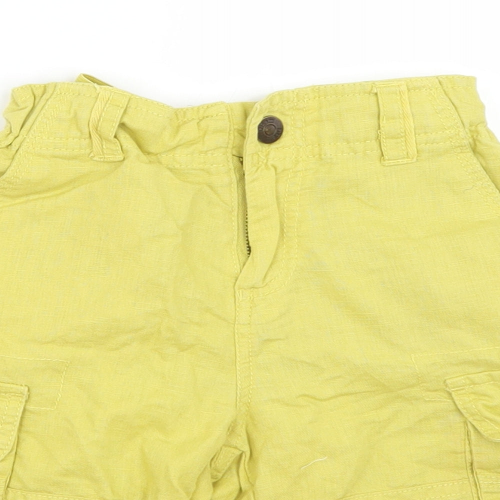 Dpam Boys Yellow   Cargo Shorts Size 5 Years
