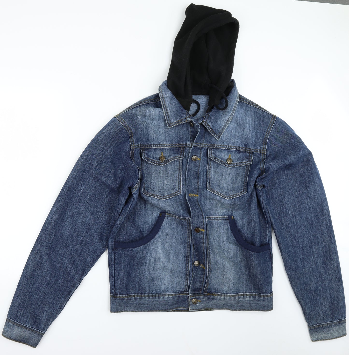 Preworn Mens Blue  Denim Jacket  Size XL