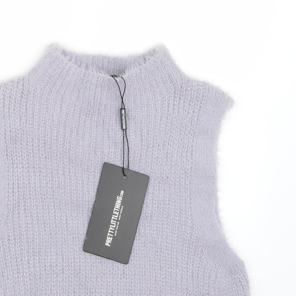 PRETTYLITTLETHING Womens Purple   Basic Tank Size S