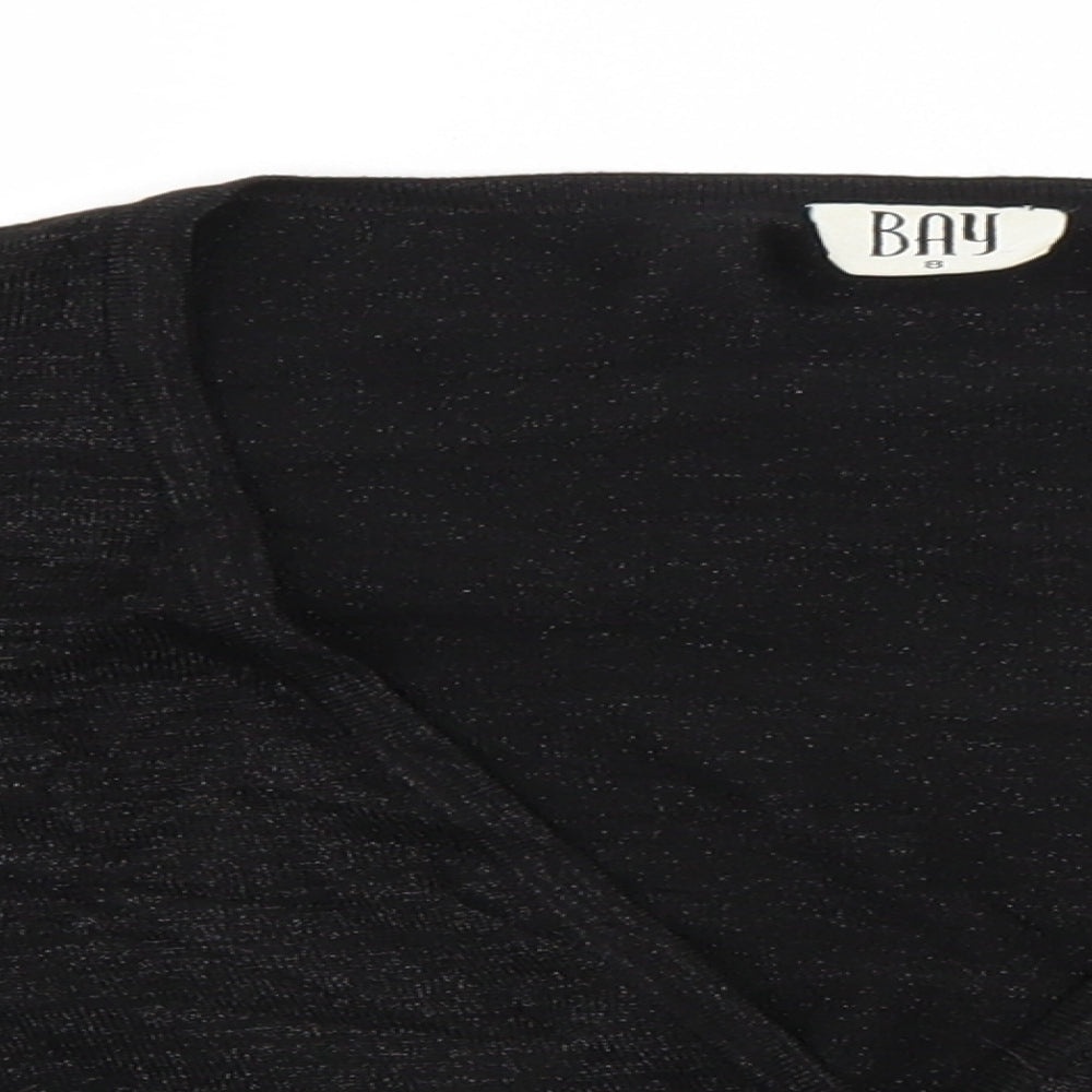 BAY Womens Black   Cardigan Jumper Size 8