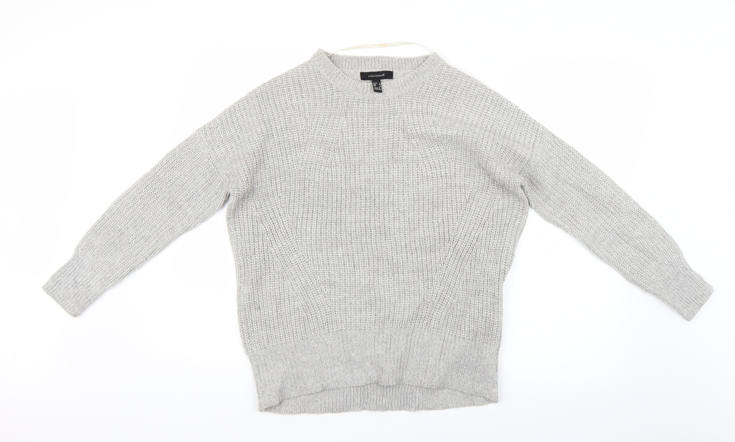 Primark Womens Grey   Pullover Jumper Size 8
