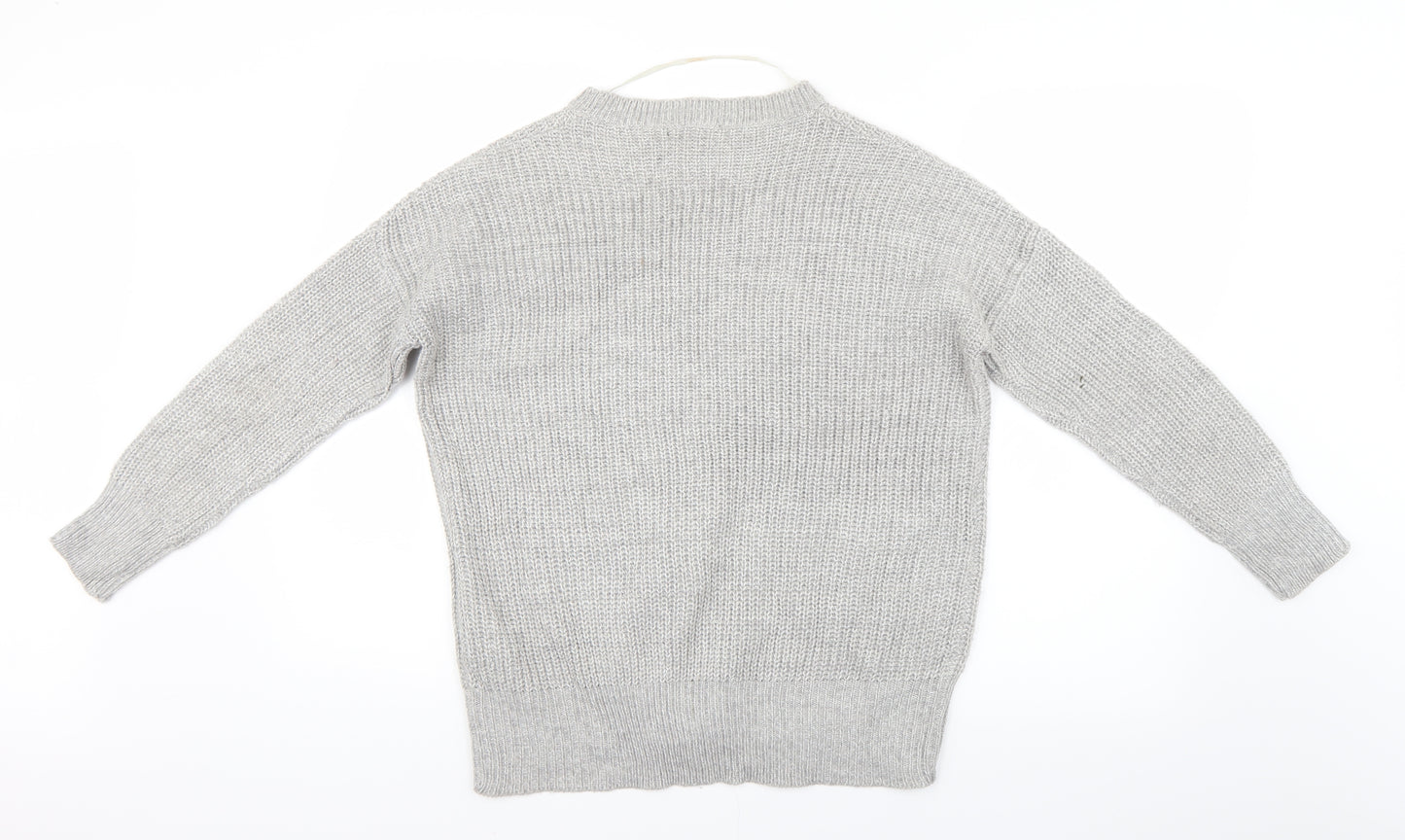Primark Womens Grey   Pullover Jumper Size 8