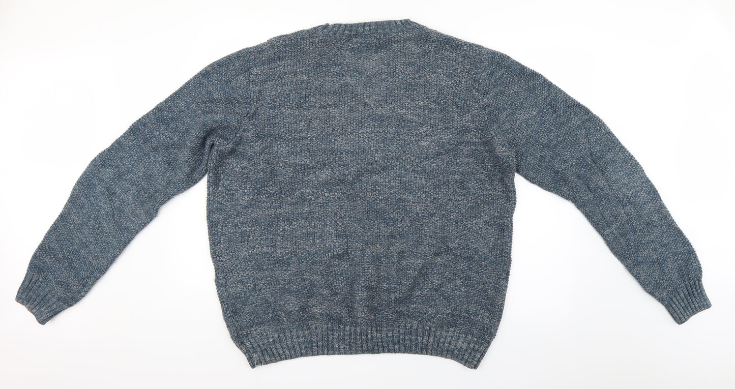 Primark Mens Blue   Pullover Jumper Size XL