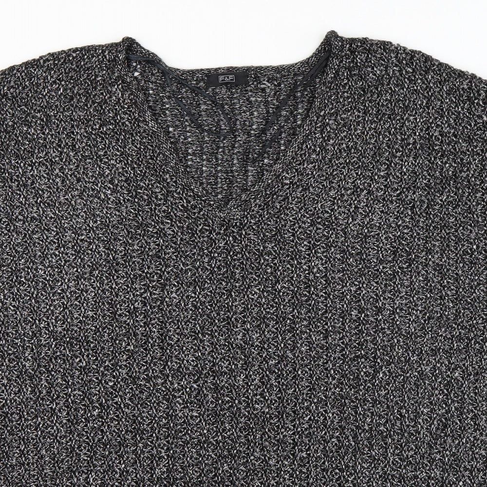 F&F Womens Black   Pullover Jumper Size L