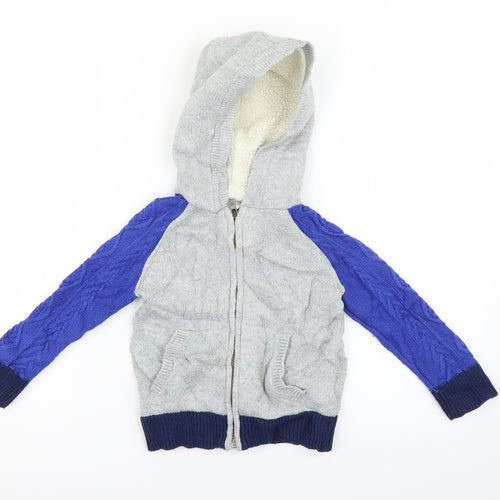 Baby Gap Boys Grey   Cardigan Jumper Size 3 Years