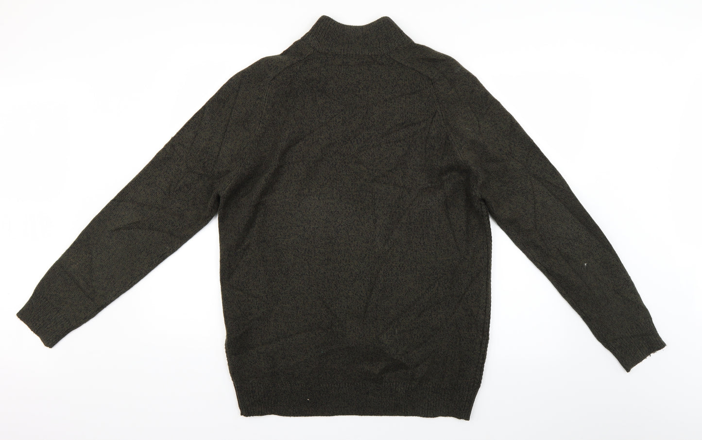 TU Mens Green   Full Zip Jumper Size M