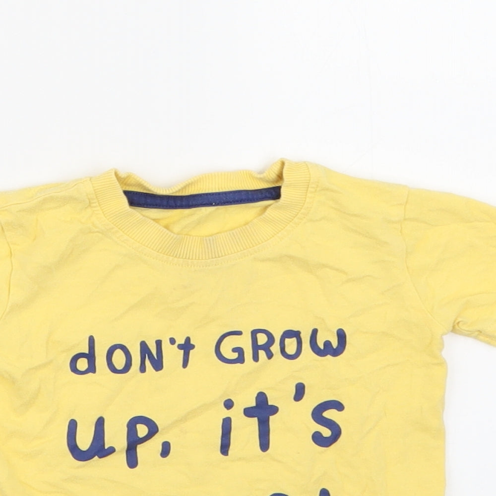 George Baby Yellow   Basic Polo Size 9-12 Months