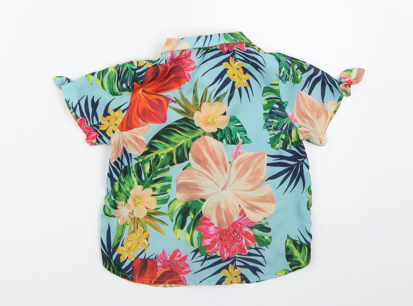 River Island Girls Multicoloured Floral  Basic Button-Up Size 18-24 Months